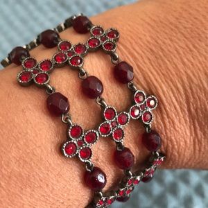 Red beautiful custom bracelet